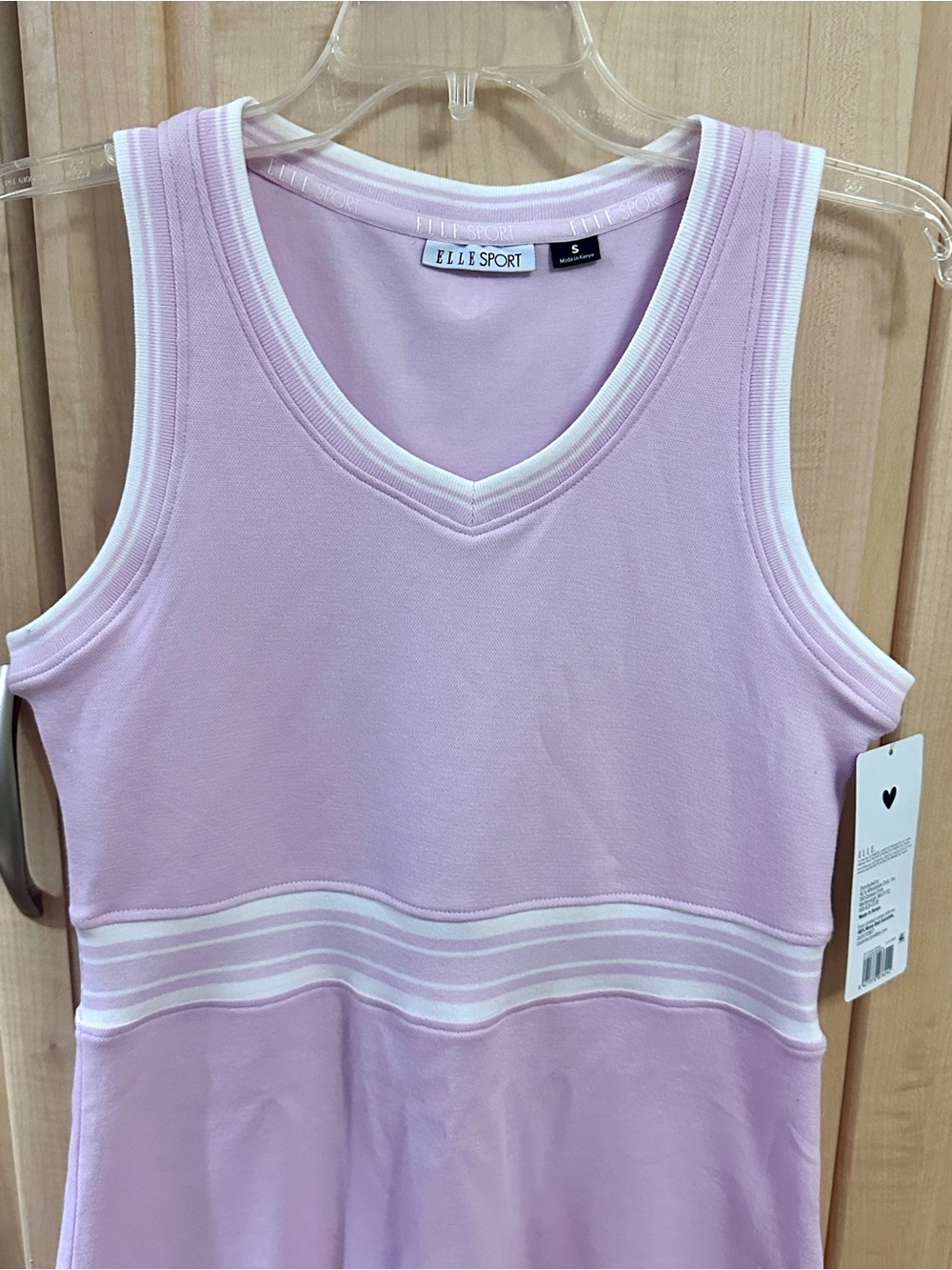 Pink & White Athletic Dress - Picture 2 of 4